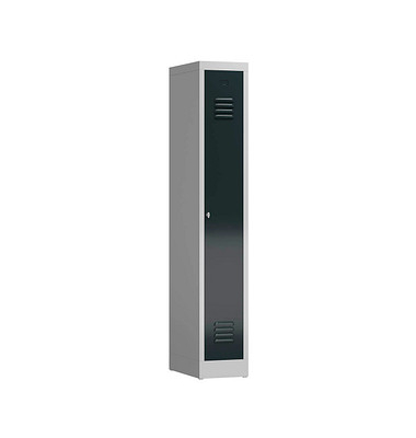 Spind ClassiX anthrazit, lichtgrau X-510118, 1 Schließfach 31,0 x 50,0 x 180,0 cm 