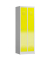 Spind ClassiX lichtgrau, zinkgelb X-510126, 2 Schließfächer 59,0 x 50,0 x 180,0 cm 