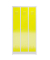 Spind ClassiX lichtgrau, zinkgelb X-510136, 3 Schließfächer 87,0 x 50,0 x 180,0 cm 