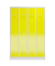 Spind ClassiX lichtgrau, zinkgelb X-510146, 4 Schließfächer 118,0 x 50,0 x 180,0 cm 