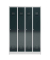 Spind ClassiX anthrazit, lichtgrau X-510148, 4 Schließfächer 118,0 x 50,0 x 180,0 cm 