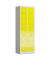 Spind ClassiX lichtgrau, zinkgelb X-520226, 4 Schließfächer 59,0 x 50,0 x 180,0 cm 