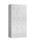Spind ClassiX lichtgrau X-520230, 6 Schließfächer 87,0 x 50,0 x 180,0 cm 