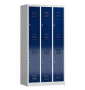 Spind ClassiX enzianblau, lichtgrau X-520231, 6 Schließfächer 87,0 x 50,0 x 180,0 cm 