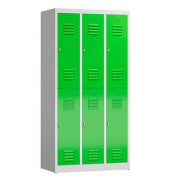 Spind ClassiX gelbgrün, lichtgrau X-520235, 6 Schließfächer 87,0 x 50,0 x 180,0 cm 