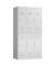 Spind ClassiX signalweiß X-520237, 6 Schließfächer 87,0 x 50,0 x 180,0 cm 