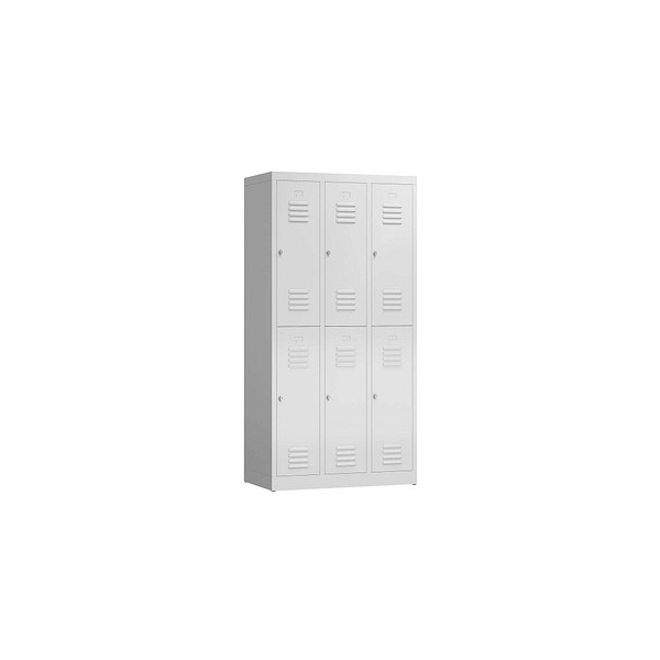 4061815856561 - Spind ClassiX signalweiß X-520237 6 Schließfächer 870 x 500 x 1800 cm 4061815856561 LÜLLMANN 4061815856561 - Spind ClassiX signalweiß X-520237 6 Schließfächer 870 x 500 x 1800 cm 4061815856561 LÜLLMANN