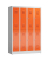 Spind ClassiX feuerrot, lichtgrau X-520244, 8 Schließfächer 118,5 x 50,0 x 180,0 cm 