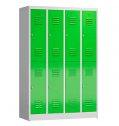 Spind ClassiX gelbgrün, lichtgrau X-520245, 8 Schließfächer 118,5 x 50,0 x 180,0 cm 