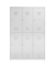 Spind ClassiX lichtgrau X-523230, 6 Schließfächer 118,5 x 50,0 x 180,0 cm 