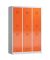 Spind ClassiX feuerrot, lichtgrau X-523234, 6 Schließfächer 118,5 x 50,0 x 180,0 cm 