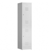 Spind ClassiX lichtgrau X-523210, 2 Schließfächer 41,5 x 50,0 x 180,0 cm 