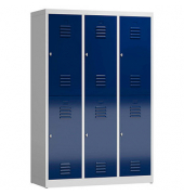 Spind ClassiX enzianblau, lichtgrau X-523231, 6 Schließfächer 118,5 x 50,0 x 180,0 cm 