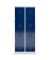 Spind ClassiX enzianblau, lichtgrau X-523221, 4 Schließfächer 80,0 x 50,0 x 180,0 cm 