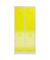 Spind ClassiX lichtgrau, zinkgelb X-523226, 4 Schließfächer 80,0 x 50,0 x 180,0 cm 