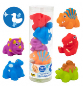 Badespielzeug Spritztiere Dinosaurier mehrfarbig 