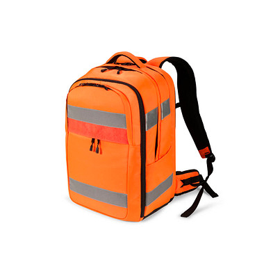Rucksack Hi-Vis Recycling-PET orange 32 - 38  l 