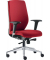 Bürodrehstuhl Office Basic 5100 höhenverstellbare Armlehnen,rot 