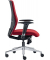 Bürodrehstuhl Office Basic 5100 höhenverstellbare Armlehnen,rot 