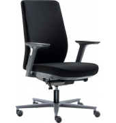 B&uuml;rodrehstuhl Concept, dunkelgrau / grau, mit verstellbaren Armlehnen, bis 125kg, ohne Kopfst&uuml;tze