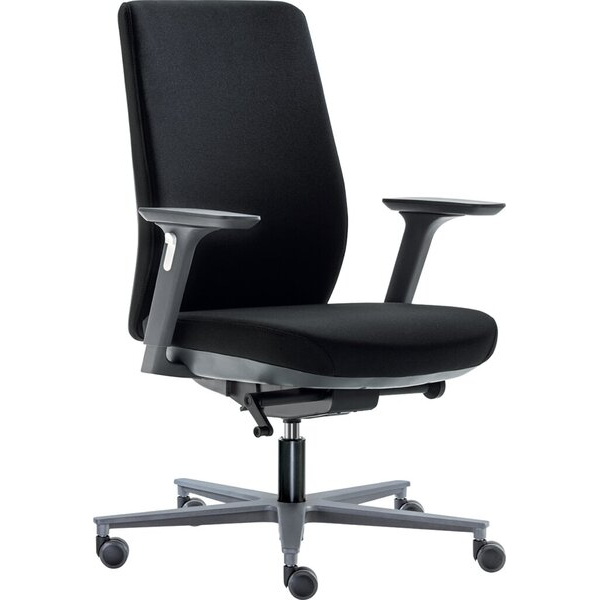 4016058040987 - Bürodrehstuhl Concept dunkelgrau mit verstellbaren Armlehnen bis 125 kg 4016058040987 Büroring