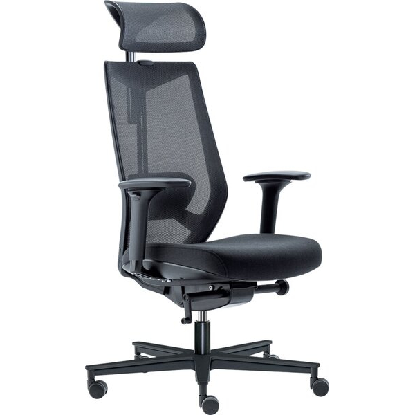 4016058040994 - Bürodrehstuhl New Office 5160 mit Kopfteil Netzrückenlehne schwarz 4016058040994 Büroring 4016058040994 - Bürodrehstuhl New Office 5160 mit Kopfteil Netzrückenlehne schwarz 4016058040994 Büroring