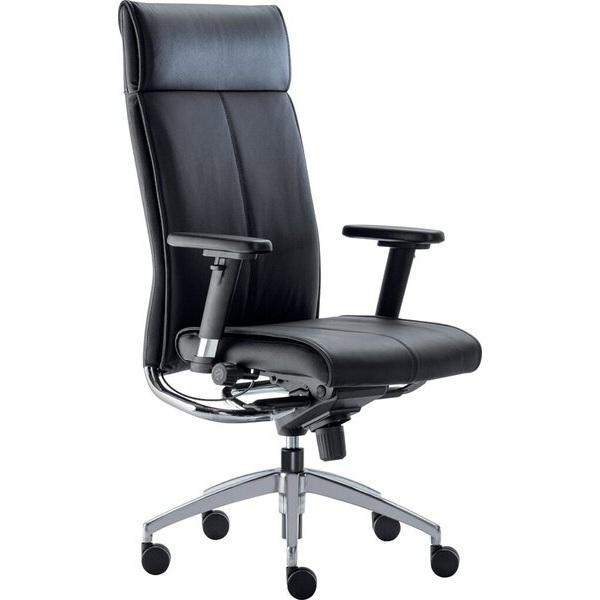 4016058041021 - Bürodrehstuhl Top Modell schwarz mit verstellbaren Armlehnen bis 120 kg 4016058041021 Büroring