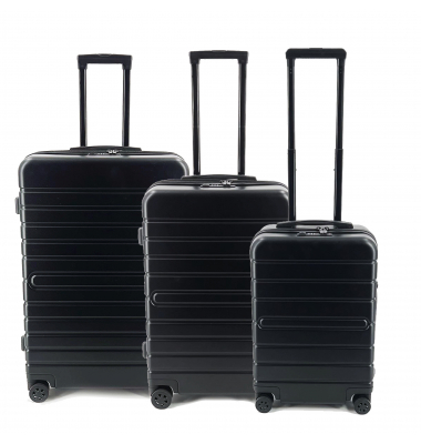 JSA Reisetrolley Set 45610 3er schwarz 
