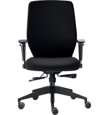 Bürodrehstuhl Office Basic 5100 höhenverstellbare Armlehnen, schwarz 