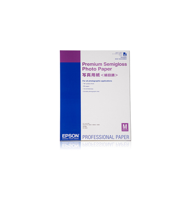 Fotopapier Premium Semiglossy S042093, A2, für Inkjet, 251g weiß seidenmatt