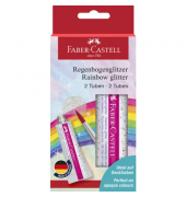 Glitterglue Glitzer Regenbogen, 2x12ml  Glitzerkleber Glitzerkleber