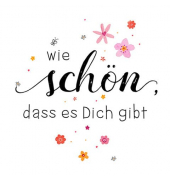 Motivservietten Atelier 1209-21001 / Spruch, 3-lagig, 25x25cm
