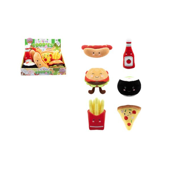 12 Stück Alpedia Plüschfigur Softlinge Fast Food Feinschmecker, sortiert  5050565741479 HEAD
