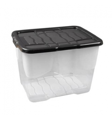 Aufbewahrungsbox Curve 2001990110, au&szlig;en 350x280x160mm, Polypropylen (PP) transparent/grau