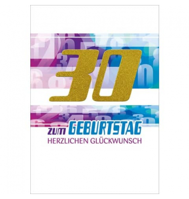 Geburtstagskarten 52-2295/30