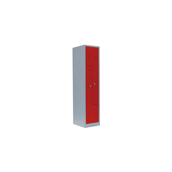 4061815520677 - Z-Spind feuerrot lichtgrau 525104 2 Schließfächer 415 x 500 x 1800 cm 4061815520677 LÜLLMANN 4061815520677 - Z-Spind feuerrot lichtgrau 525104 2 Schließfächer 415 x 500 x 1800 cm 4061815520677 LÜLLMANN