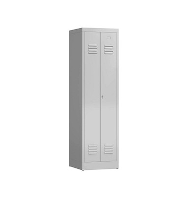 Spind ClassiX lichtgrau X-510400, 1 Schließfach 50,0 x 50,0 x 180,0 cm 