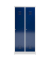 Spind ClassiX enzianblau, lichtgrau X-515121, 2 Schließfächer 80,0 x 50,0 x 180,0 cm 