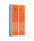 Spind ClassiX feuerrot, lichtgrau X-515124, 2 Schließfächer 80,0 x 50,0 x 180,0 cm 