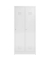 Spind ClassiX signalweiß X-515127, 2 Schließfächer 80,0 x 50,0 x 180,0 cm 