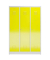 Spind ClassiX lichtgrau, zinkgelb X-515136, 3 Schließfächer 118,5 x 50,0 x 180,0 cm 