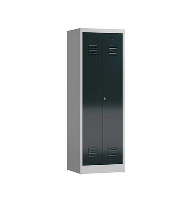 Spind ClassiX anthrazit, lichtgrau X-510428, 1 Schließfach 59,0 x 50,0 x 180,0 cm 
