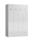 Spind ClassiX lichtgrau X-510440, 2 Schließfächer 118,5 x 50,0 x 180,0 cm 