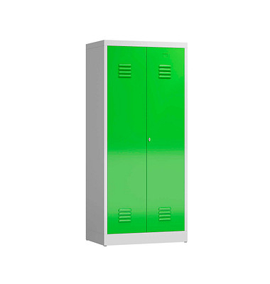 Spind ClassiX gelbgrün, lichtgrau X-515425, 1 Schließfach 80,0 x 50,0 x 180,0 cm 