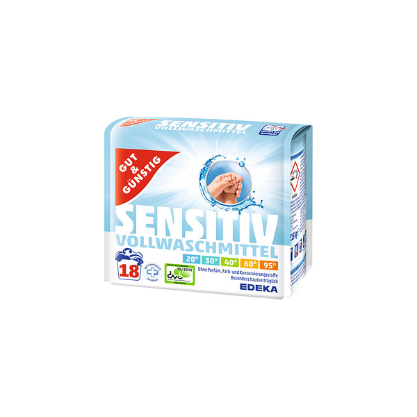 4311501640050 - SENSITIV Waschmittel 122 kg 4311501640050 Gut & Günstig 1220 Gramm 4311501640050 - SENSITIV Waschmittel 122 kg 4311501640050 Gut & Günstig 1220 Gramm