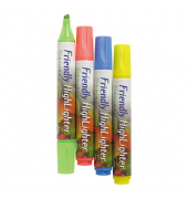 Textmarker Friendly Medium, 15150, Etui, 4-farbig sortiert, 2-5mm Keilspitze