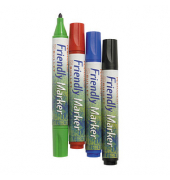 Permanentmarker Friendly Fine, 16350, Pack, 4-farbig sortiert, 1,5-3mm Rundspitze