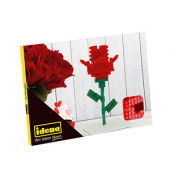 40151 Postkarte Rose Mini- Bausteine 