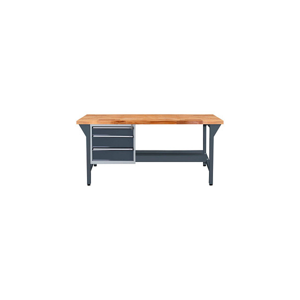 4050049426848 - Werkbank anthrazitgrau lichtgrau 3 Schubladen 1500 x 750 x 850 cm 4050049426848 ADB 4050049426848 - Werkbank anthrazitgrau lichtgrau 3 Schubladen 1500 x 750 x 850 cm 4050049426848 ADB