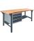 Werkbank  anthrazitgrau, lichtgrau 3 Schubladen 150,0 x 75,0 x 85,0 cm 